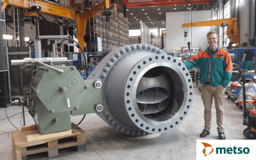 Metso capping valve for batch digester